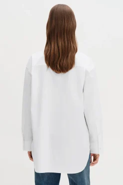Filippa K naisten paitapusero Sammy Shirt, valkoinen