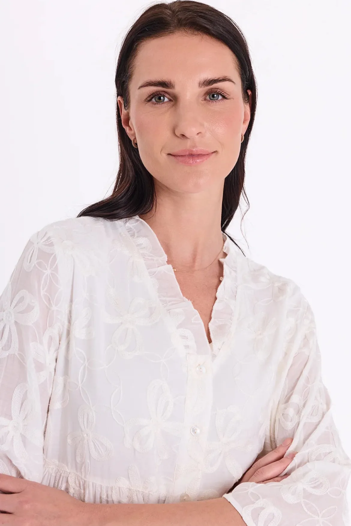Freequent mekko Randy Dress, valkoinen