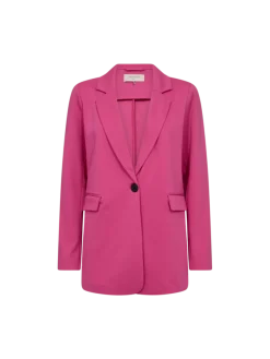 Freequent Naisten Bleiseri Nanni ja Fashion Strukture Pinkki