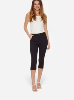 Freequent naisten caprihousut Solvej, black