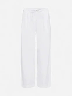 Freequent naisten housut Lava Ankle Pant, valkoinen