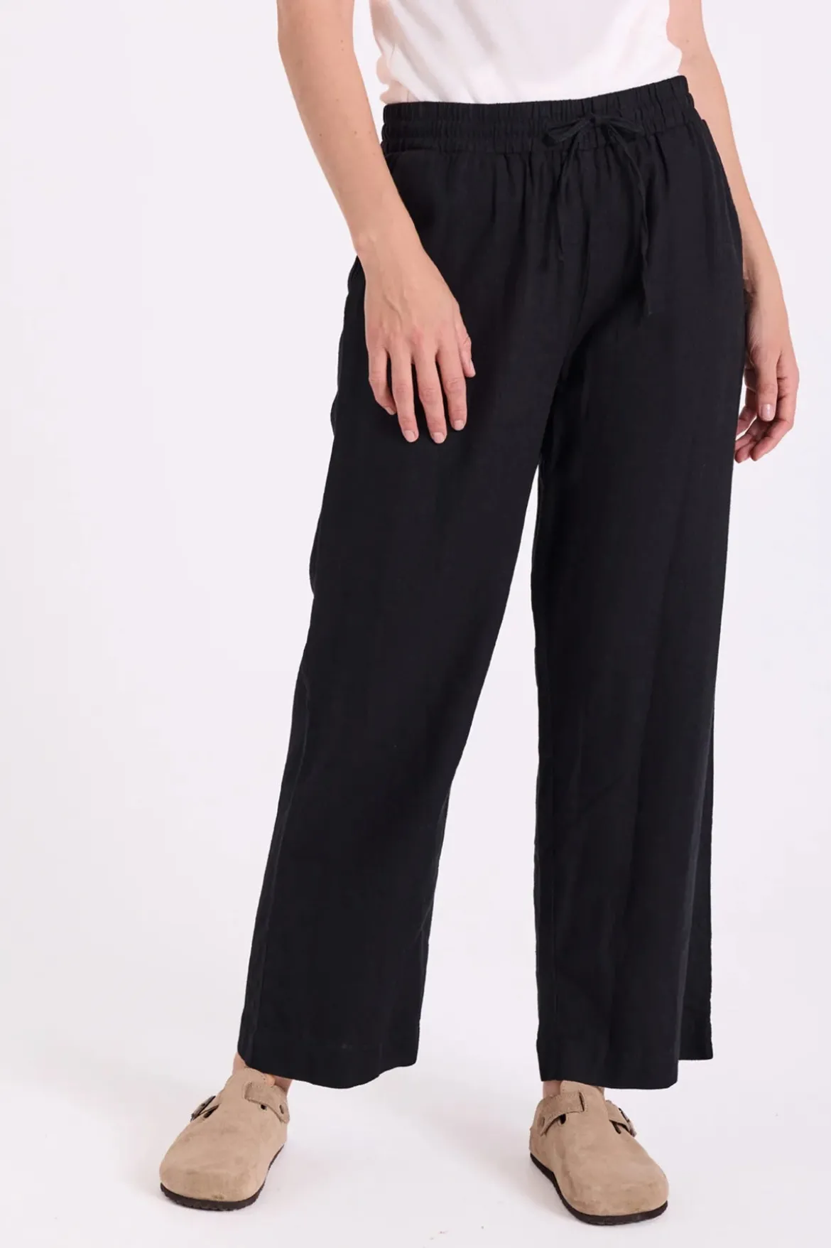 Freequent naisten housut Lava Ankle Pant, musta