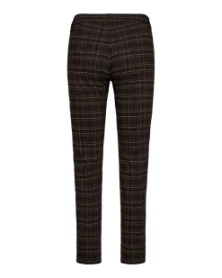Freequent naisten housut, REX PANT Beige Ruutu