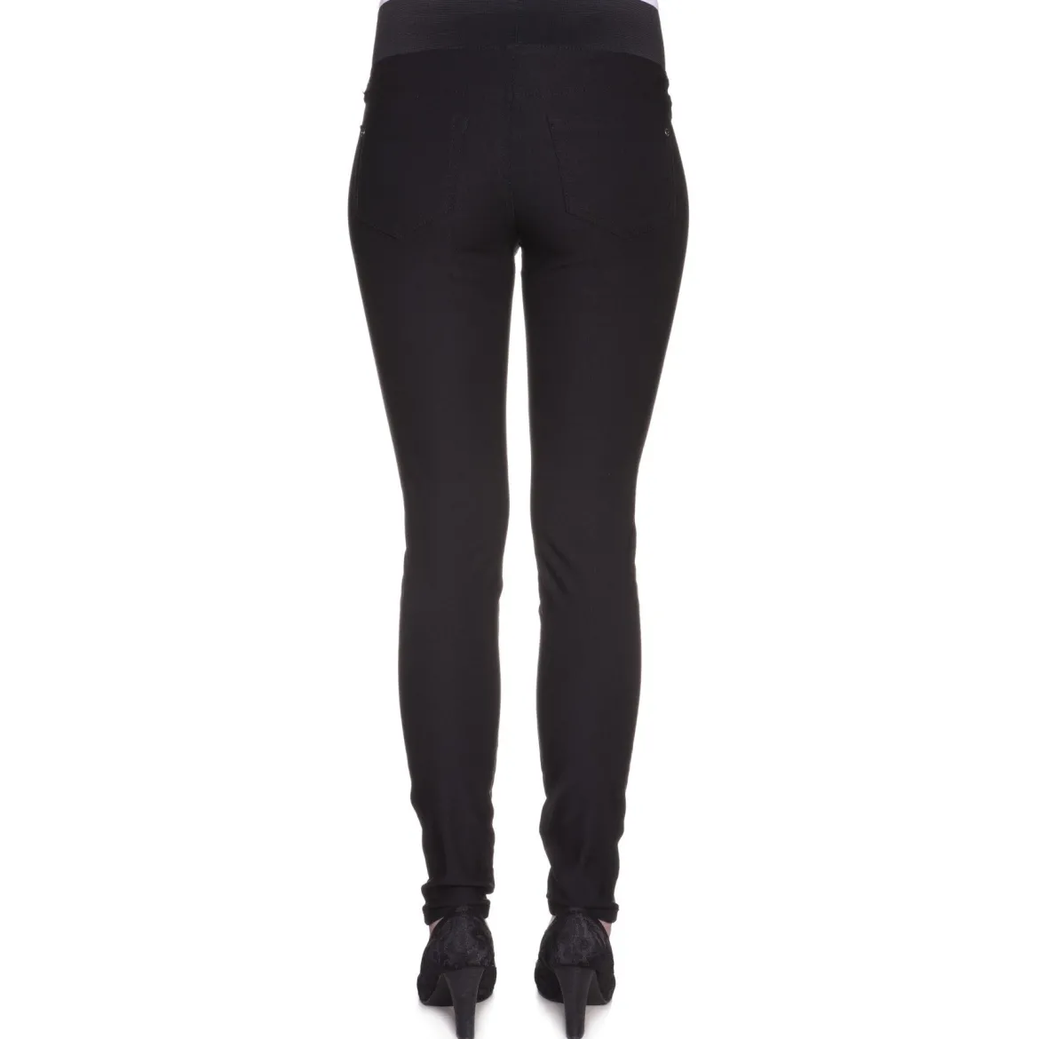 Freequent Naisten Housut, Shantal Power Pants Musta