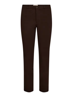 Freequent naisten housut Solvej Ankle Pant, tummanruskea