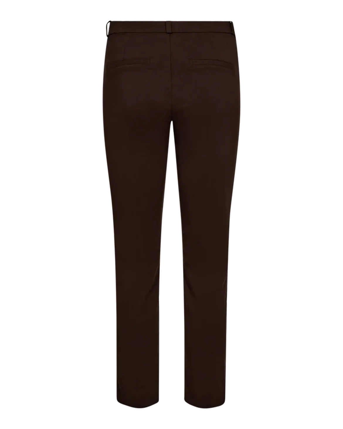 Freequent naisten housut Solvej Ankle Pant, tummanruskea