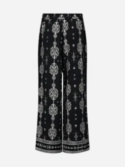 Freequent naisten housut Tilly Pant, musta kuosi