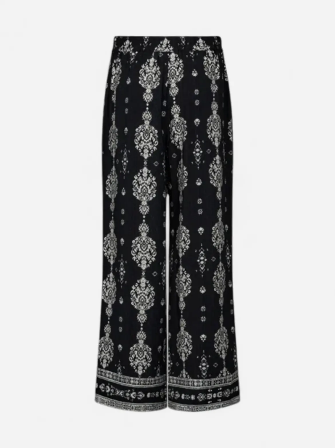Freequent naisten housut Tilly Pant, musta kuosi