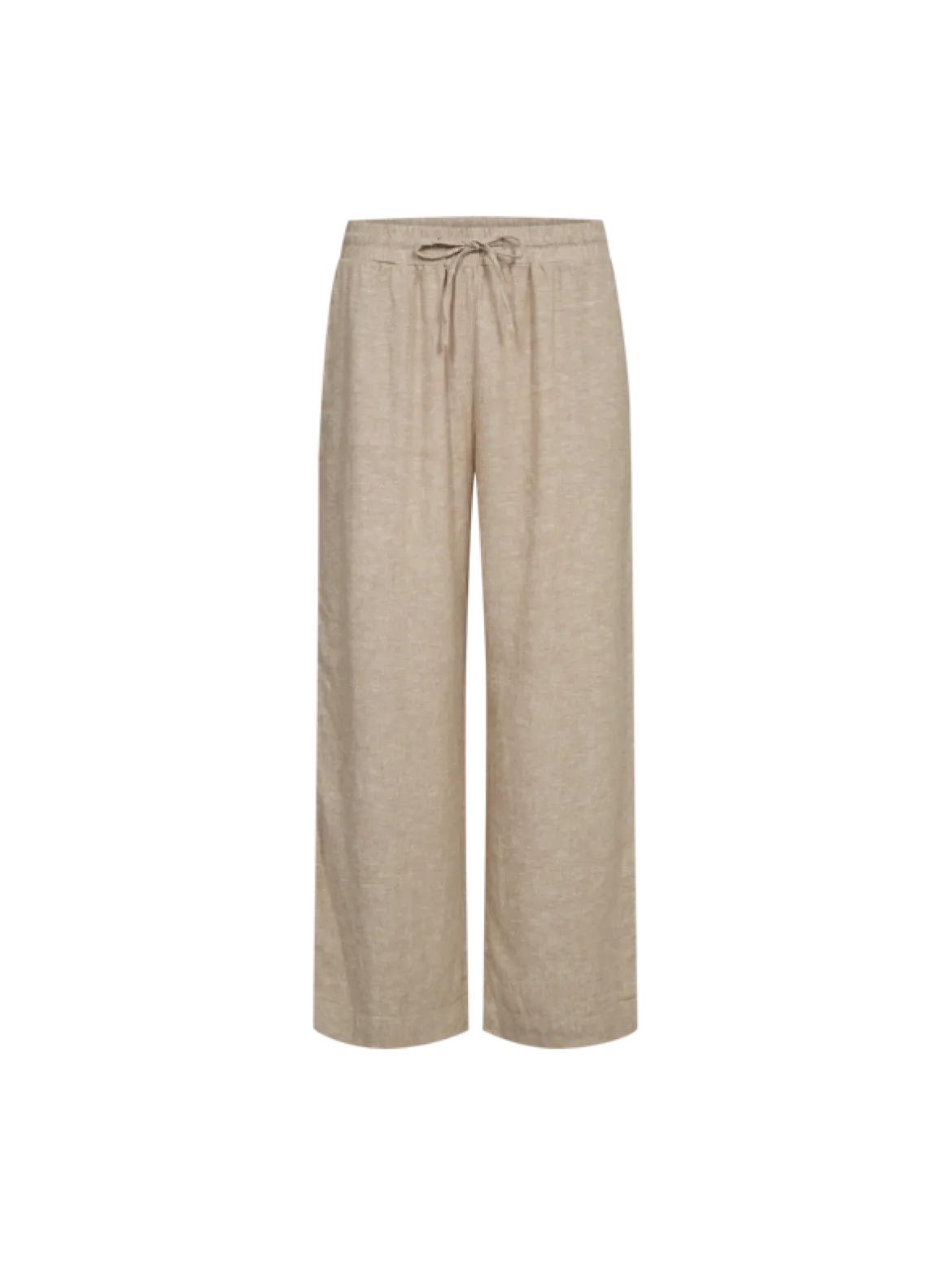 Freequent naisten kangashousut Lava Ankle Pant, vaalea beige
