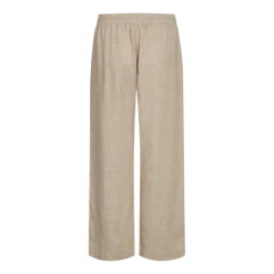 Freequent naisten kangashousut Lava Ankle Pant, vaalea beige