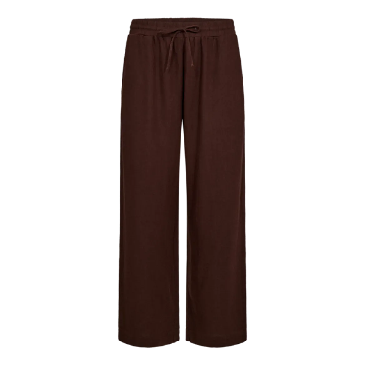 Freequent naisten kangashousut Lava Ankle Pant, keskiruskea