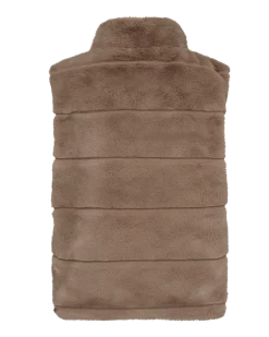 Freequent Naisten Liivi, FOXY VEST Ruskeanharmaa
