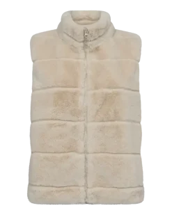 Freequent Naisten Liivi, FOXY VEST Luonnonvalkoinen