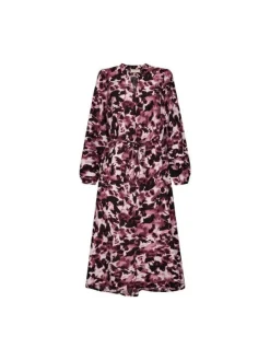 Freequent naisten mekko, HIRSE DRESS Viininpunainen Kuosi