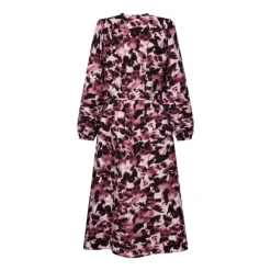 Freequent naisten mekko, HIRSE DRESS Viininpunainen Kuosi