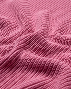 Freequent naisten neulepusero K-FQELLIS-V-PU, pinkki