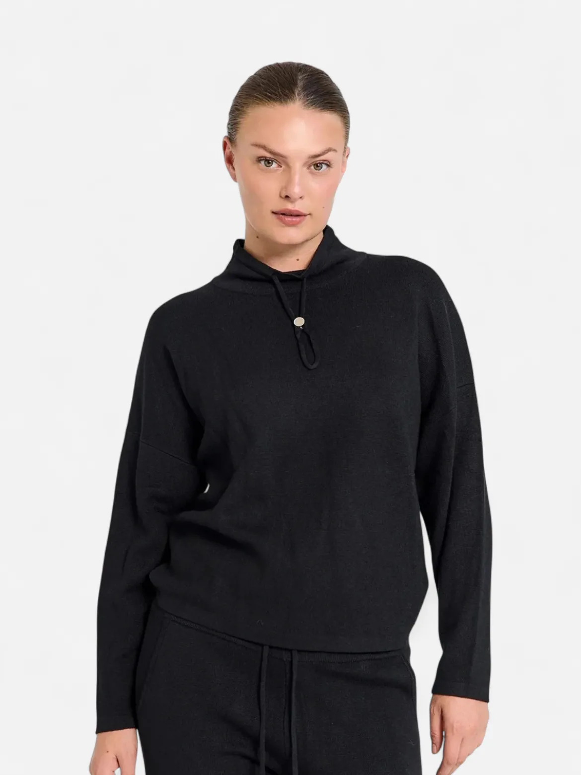 Freequent naisten neulepusero ANI PULLOVER, musta