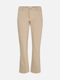 Freequent naisten nilkkapituiset housut Isadora Ankle PA Bootcut, vaalea beige