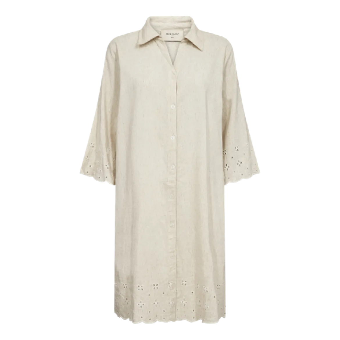 Freequent Naisten Paitamekko Linus Dress, Moonbeam Melange