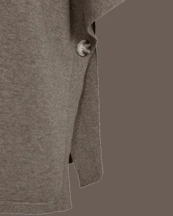 Freequent naisten poncho Claura, Morel Melange
