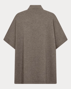 Freequent naisten poncho Claura, Morel Melange