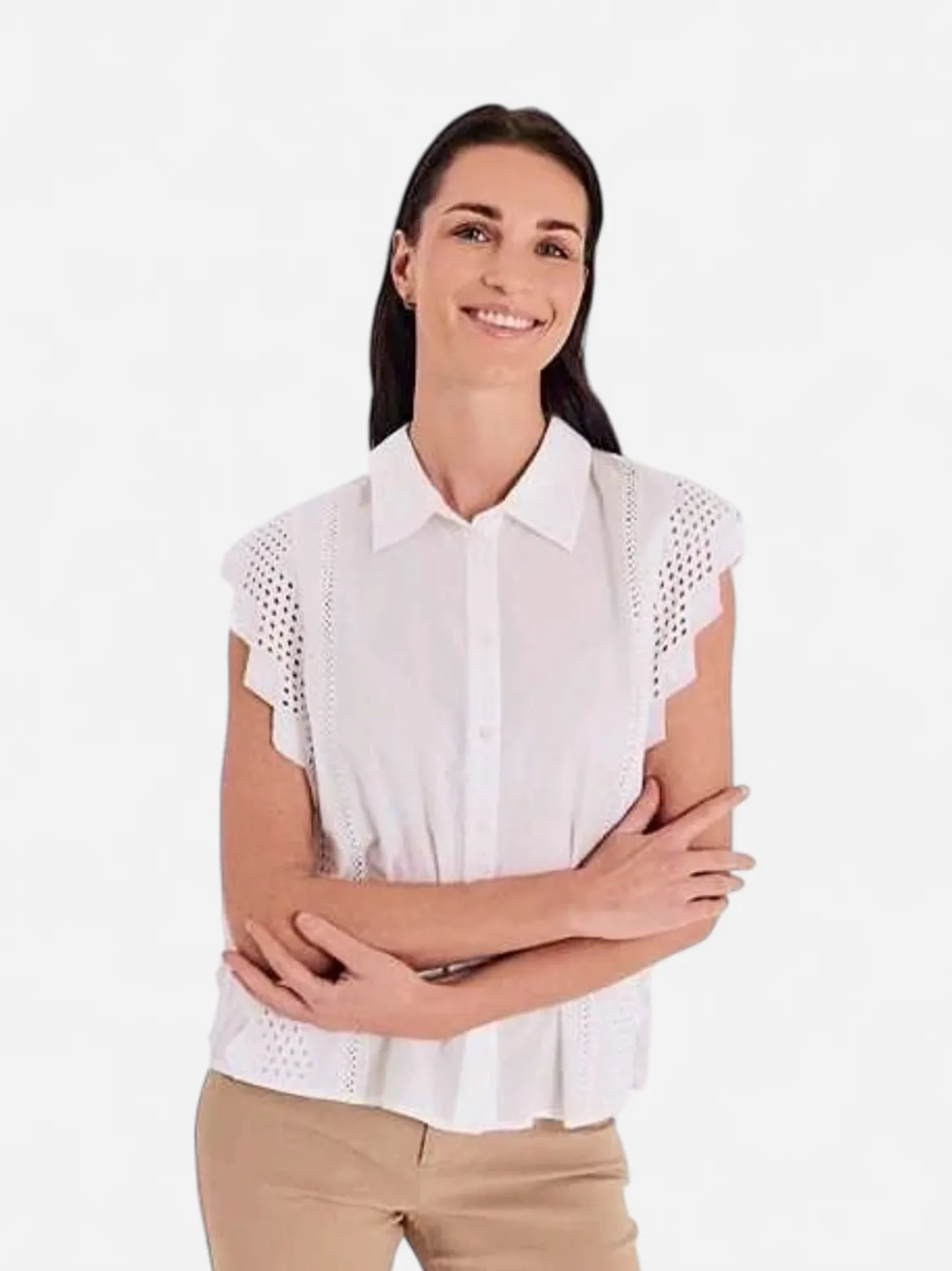 Freequent naisten pusero Fqbina Blouse, Brilliant white