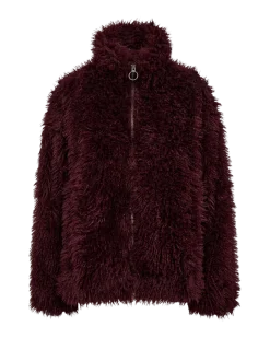 Freequent naisten takki FINE JACKET, viininpunainen