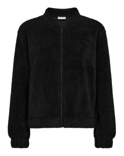 Freequent naisten takki K-TEDDY JACKET, musta