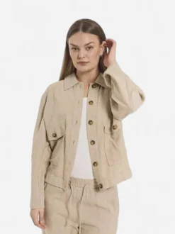 Freequent naisten takki Lava Jacket, hiekka