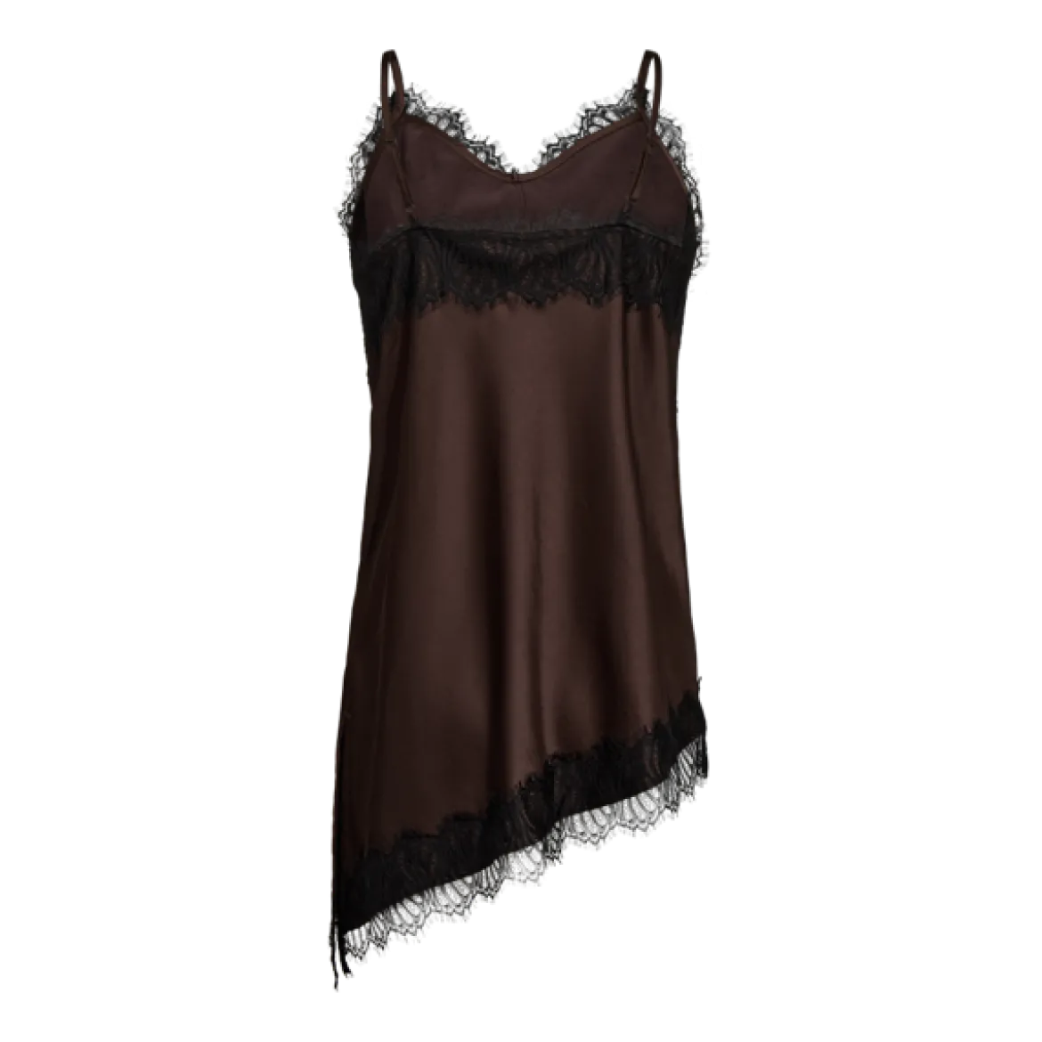 Freequent naisten toppi Dova Top, Coffee Bean w. Black