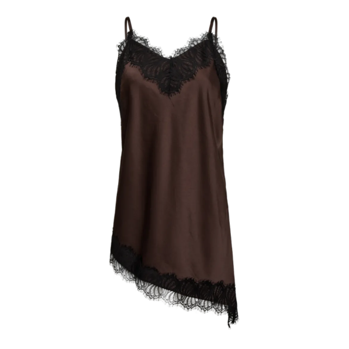 Freequent naisten toppi Dova Top, Coffee Bean w. Black