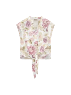 Freequent naisten toppi Fqmaise-blouse, Brilliant white w. Baller
