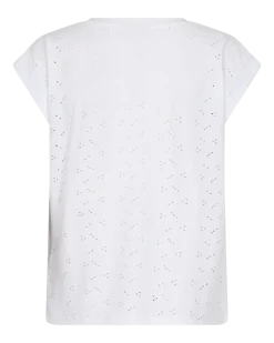 Freequent naisten t-paita FQBlond Flower, Brilliant white