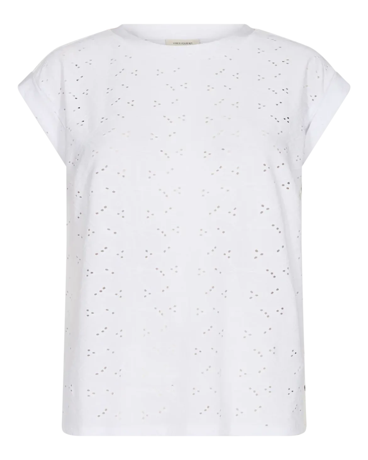 Freequent naisten t-paita FQBlond Flower, Brilliant white