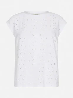 Freequent naisten t-paita FQBlond Flower, Brilliant white