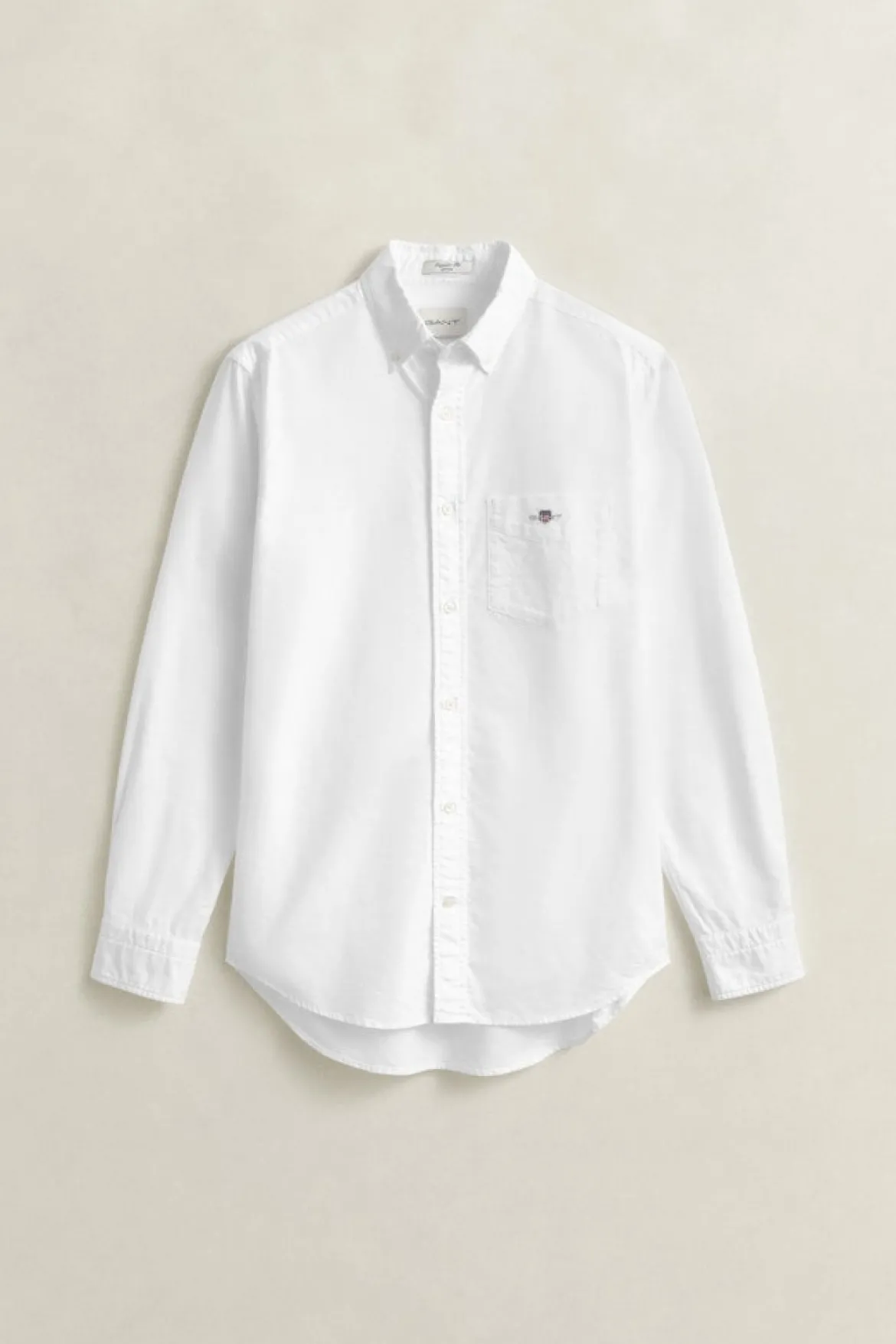 Gant kauluspaita K Regular Oxford Shirt, valkoinen