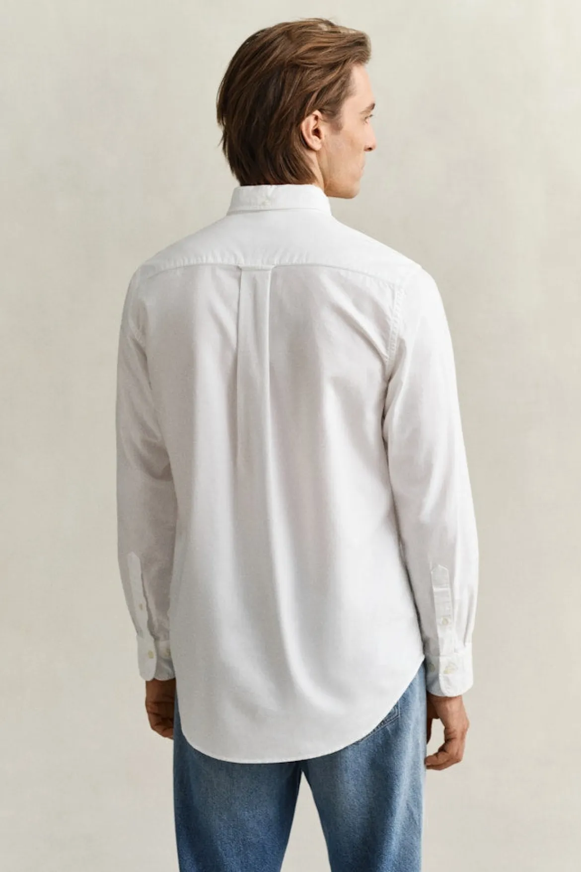 Gant kauluspaita K Regular Oxford Shirt, valkoinen