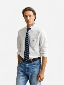 Gant kauluspaita K Regular Oxford Shirt, valkoinen