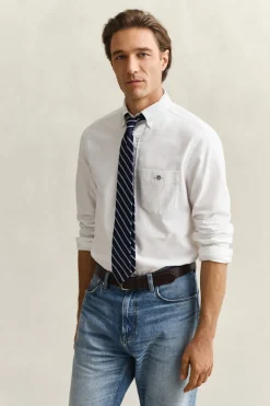 Gant kauluspaita K Regular Oxford Shirt, valkoinen