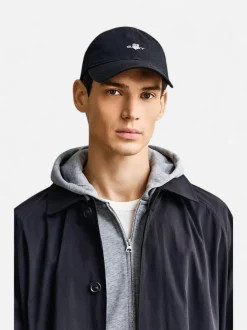 Gant lippis Shield Cotton Swill Cap, musta