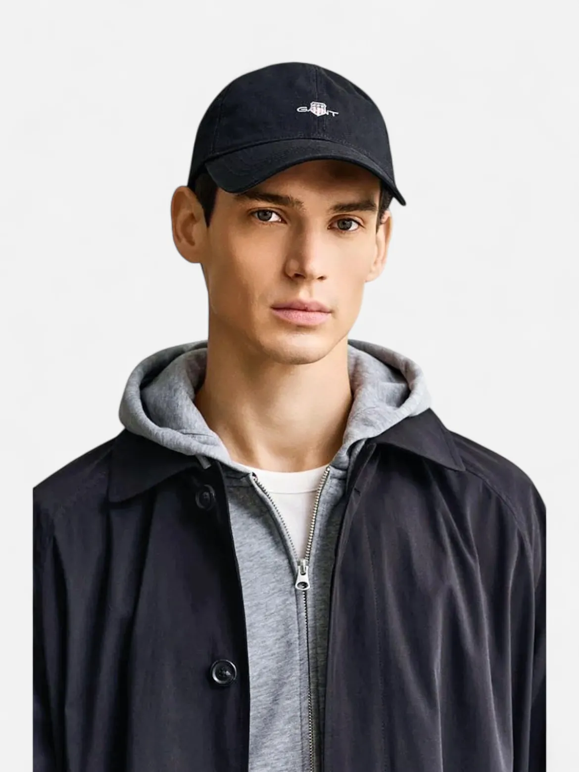 Gant lippis Shield Cotton Swill Cap, musta