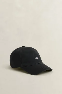 Gant lippis Shield Cotton Swill Cap, musta