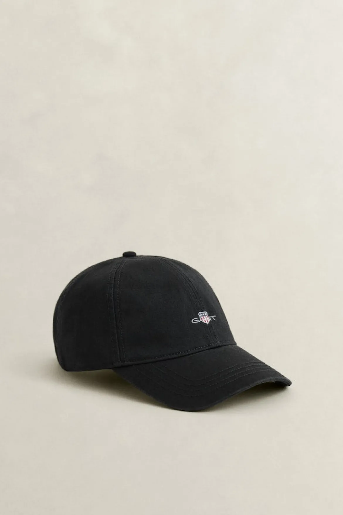 Gant lippis Shield Cotton Swill Cap, musta