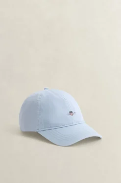 Gant lippis Shield Sunfaded Cap, vaaleansininen
