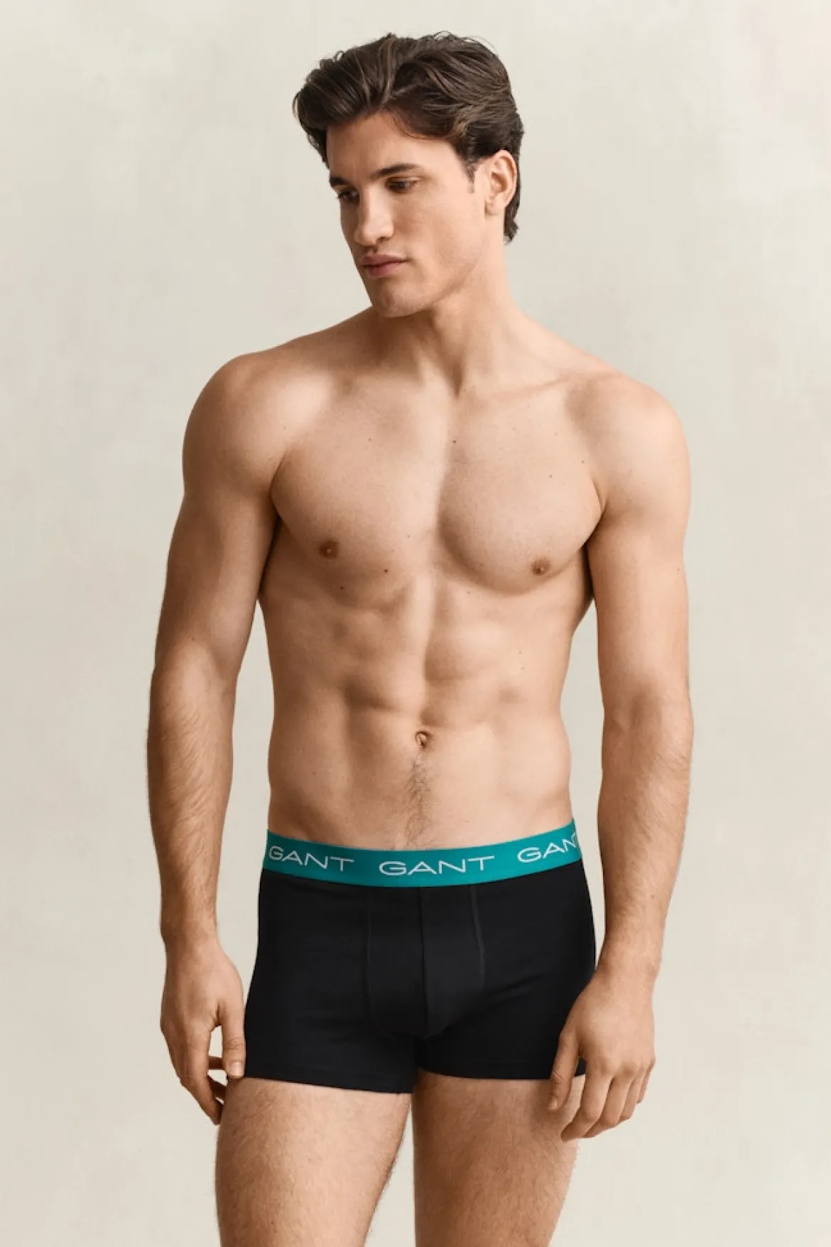 Gant miesten bokserit 3-Pack Trunks, musta