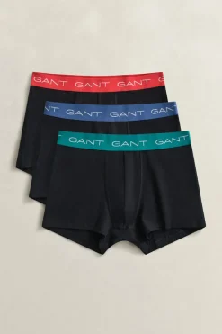 Gant miesten bokserit 3-Pack Trunks, musta