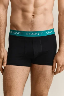 Gant miesten bokserit 3-Pack Trunks, musta