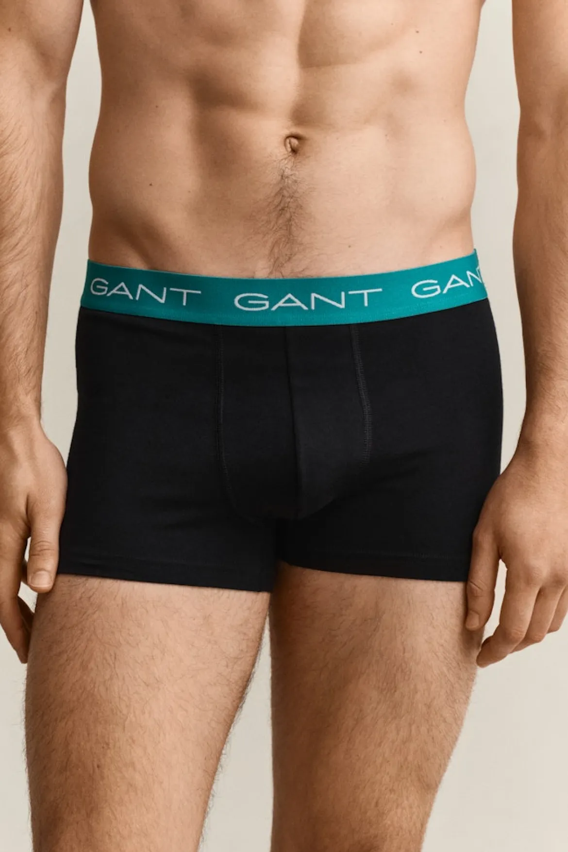 Gant miesten bokserit 3-Pack Trunks, musta