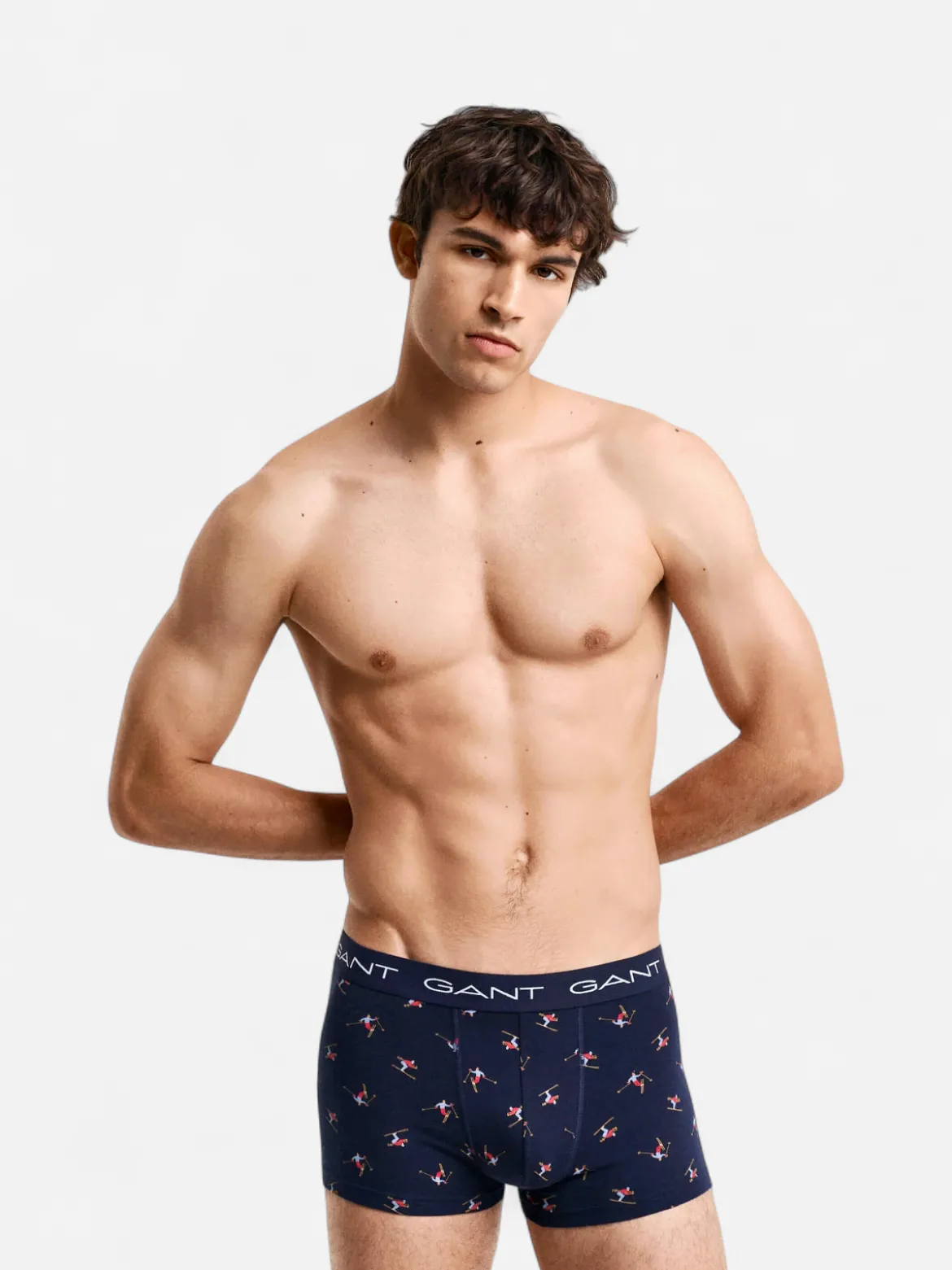 Gant Miesten Bokserit, SKIER TRUNK 3-PACK Tummansininen