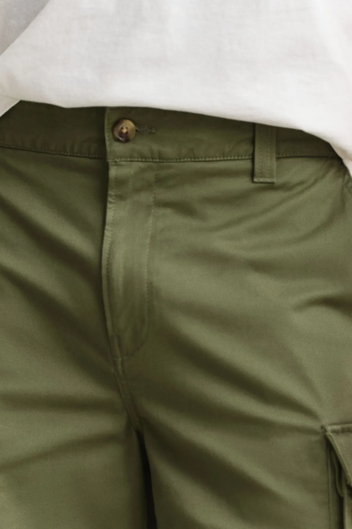 Gant miesten Cargo shortsit Regular Classic, tummanvihreä